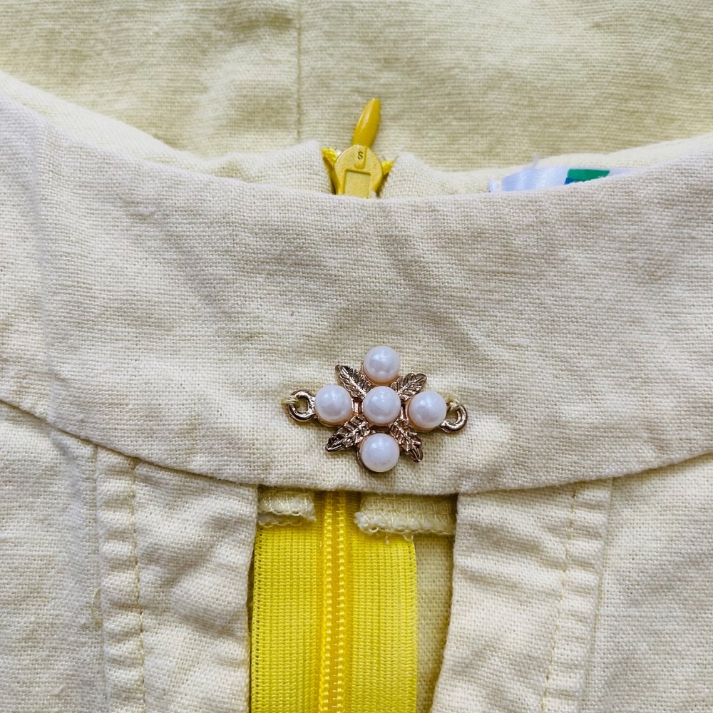 Linen Arizzo straight zipper back women's dress size medium - Picture 8 of 9